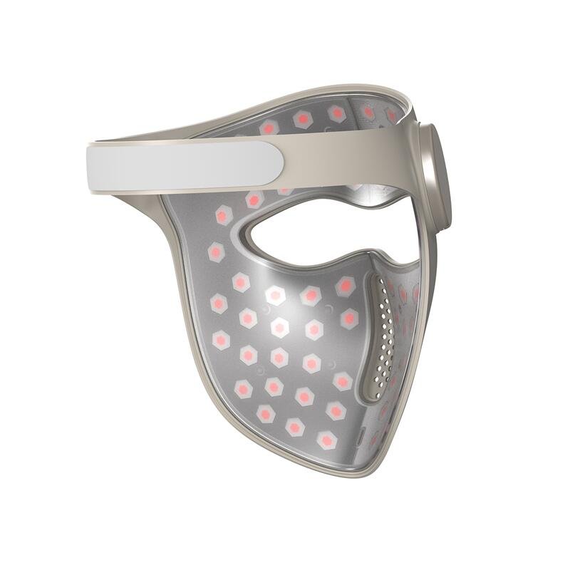 Flexible Silicone Red Light Face Mask For Skin Rejuvenation