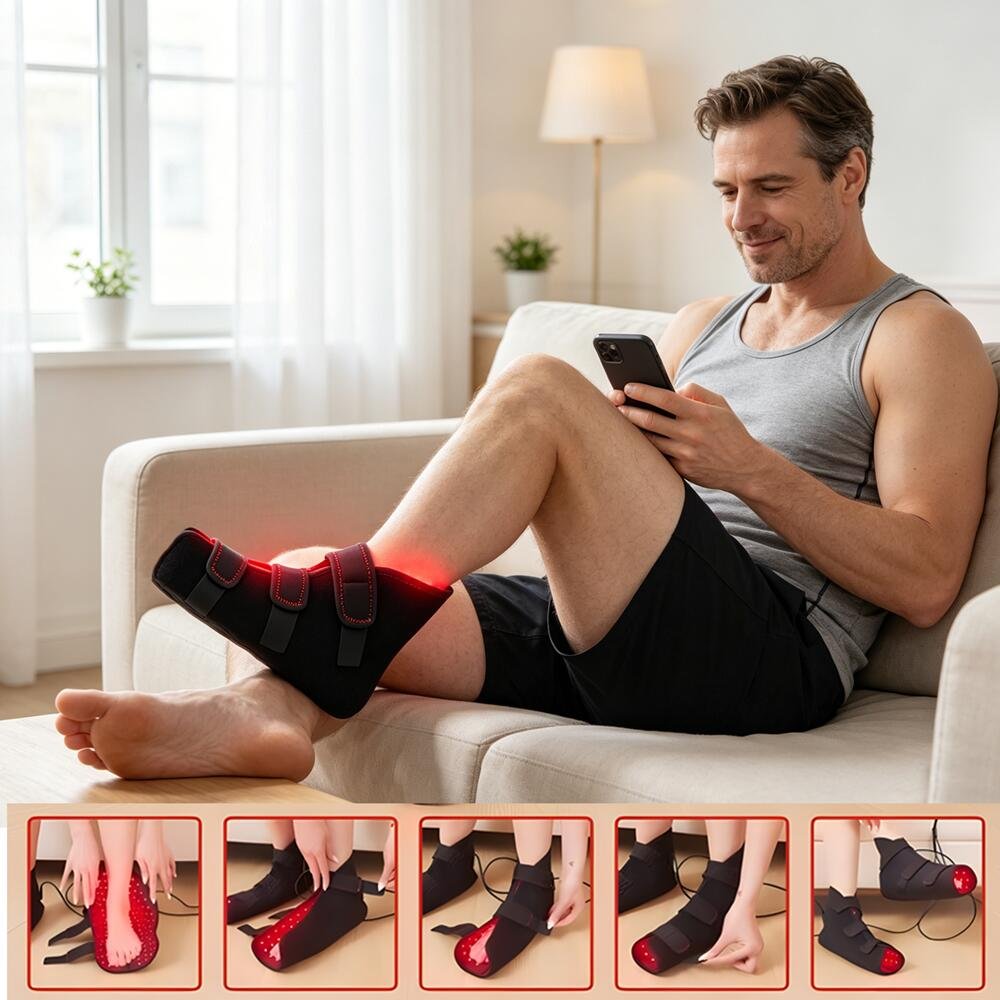Red Light Therapy Boots And Shoes For Feet And Elbows