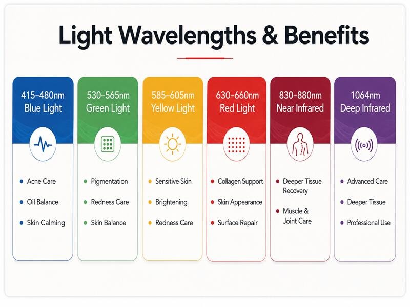 Light Wavelenths & Benefits