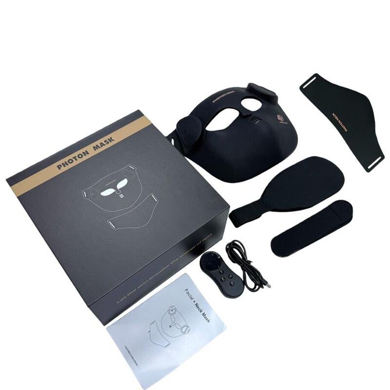 Cordless Rechargeable Led Red Light Therapy Mask For Wrinkles