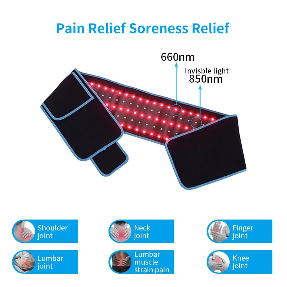 Red Light Therapy Waist Belt For Skin Tightening And Weight Loss
