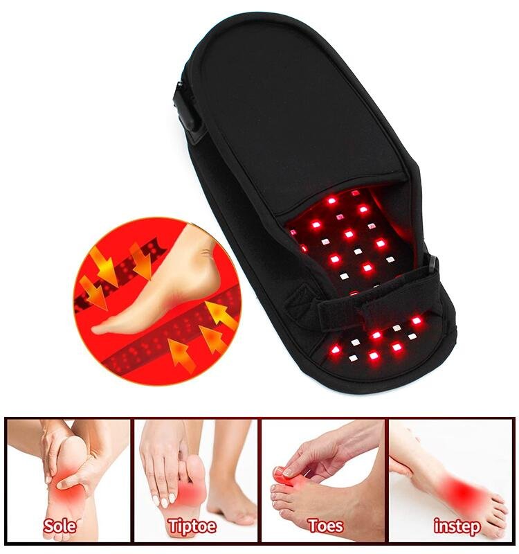 Red & Infrared Light Therapy Device For Foot Pain Relief