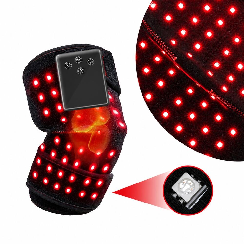 Wireless Red Light Therapy Knee Brace With Pulse & Heating Modes