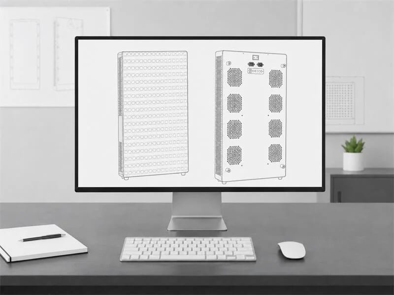 Product concept brief and wavelength specification diagram