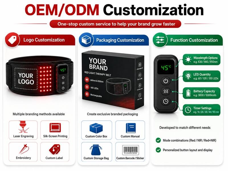 Customized Wireless Red Light Waist Best