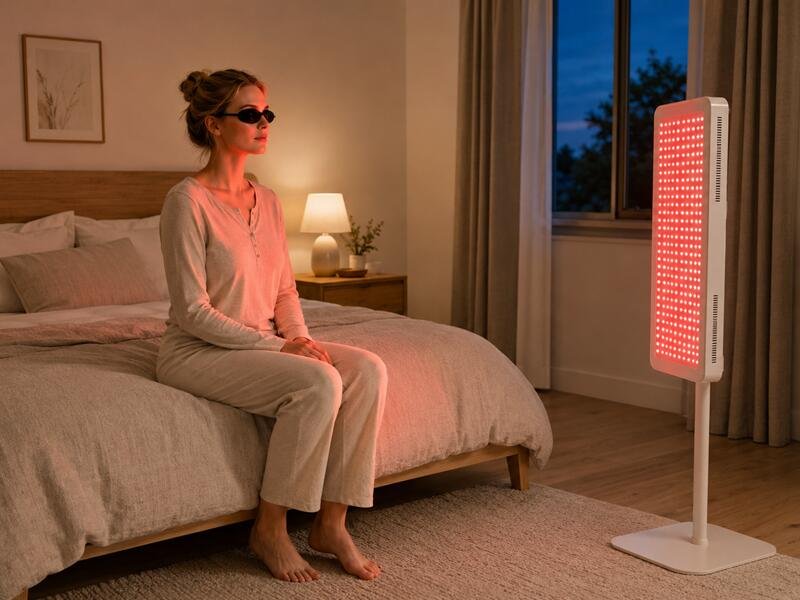 Evening Red Light Therapy Routine