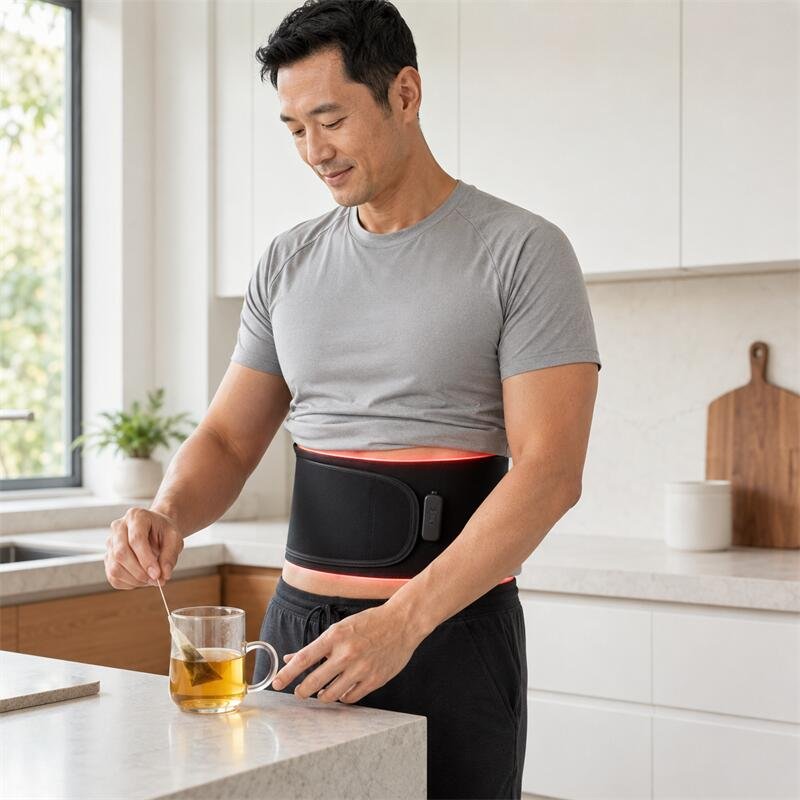 Hands-Free Red Light Belt Tea Time