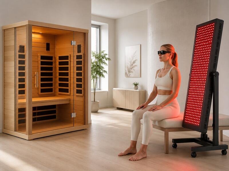 Infrared Sauna and Red Light Therapy