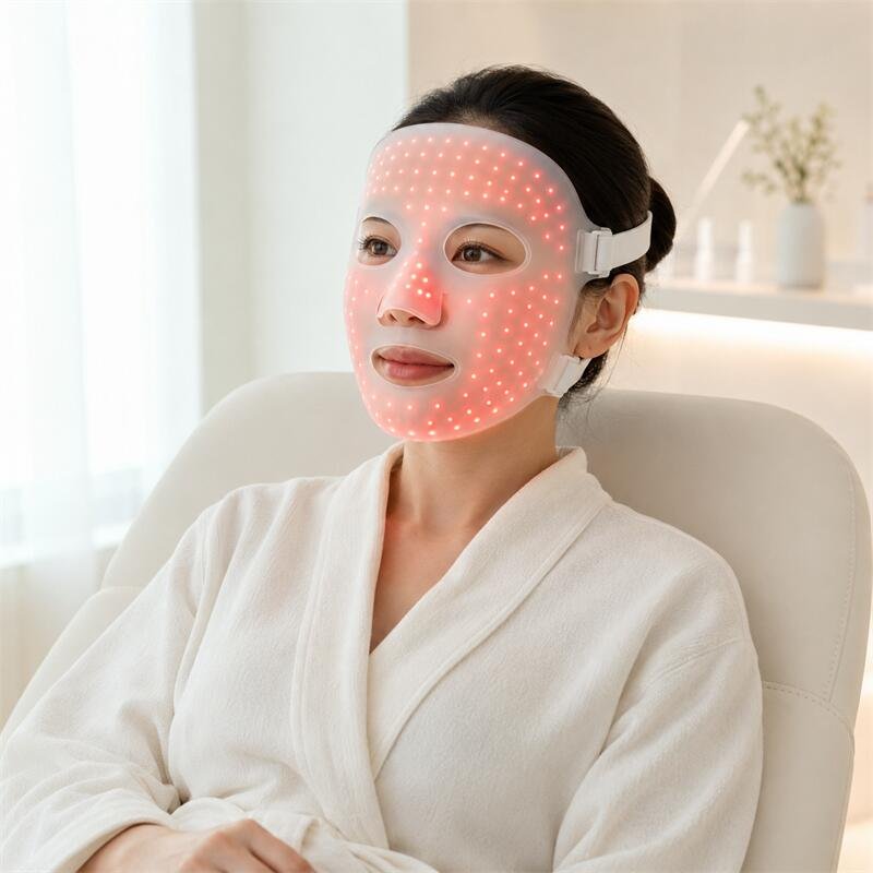 Premium red LED face mask