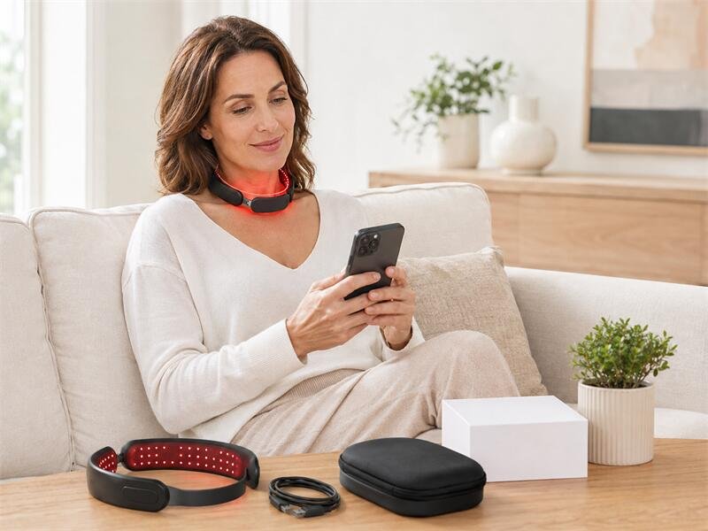 At-home red light therapy device for personal use