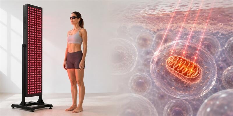 Red Light Therapy Panel to Mitochondria