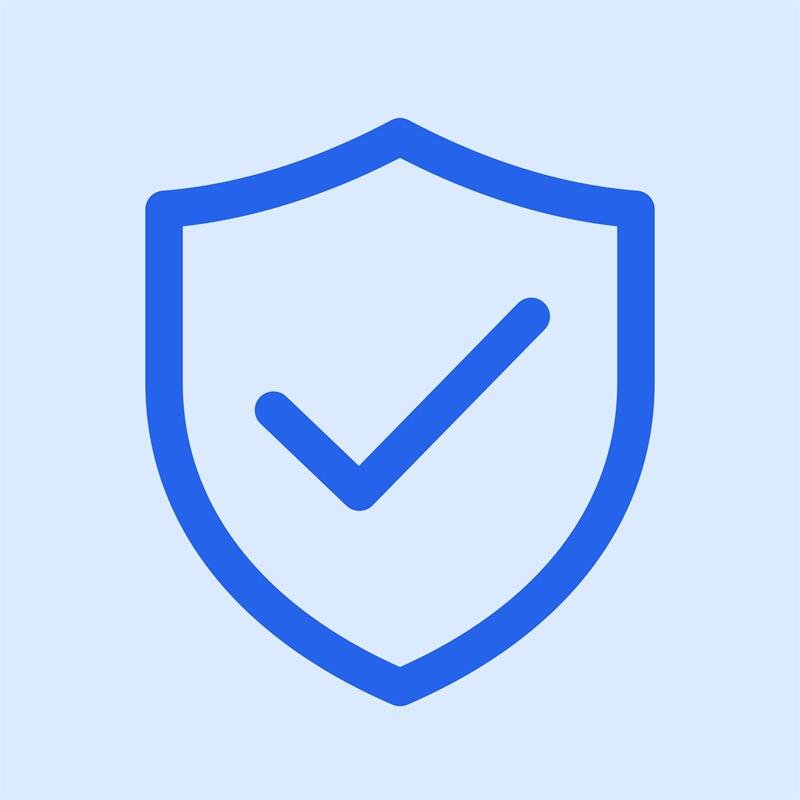 icon shield check card