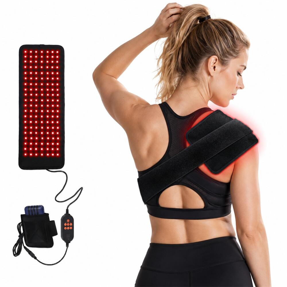 140 LEDs Red Light Therapy Neck Pad (46X17CM Customized) – WF054