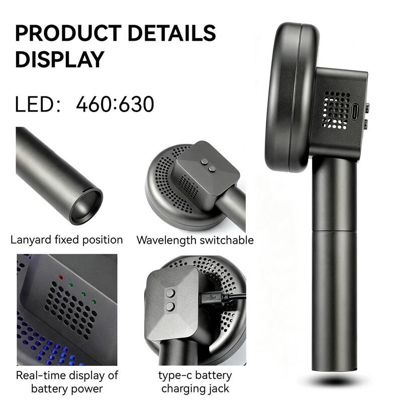 630nm 660nm 850nm Portable LED Light Therapy Lamp