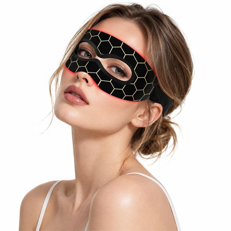 Futuristic LED Beauty Mask Portrait
