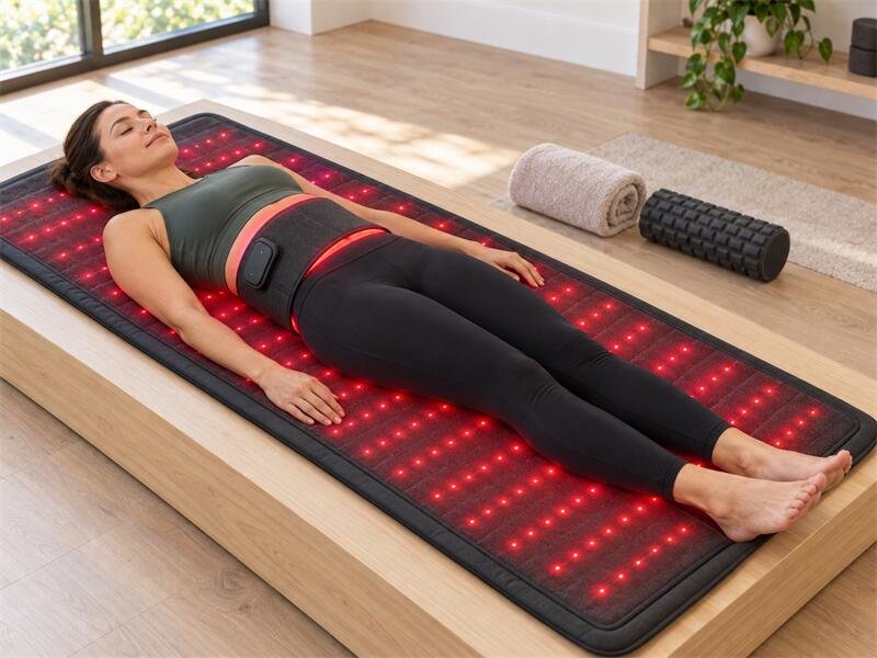 Hands-Free Red Light Therapy Mat and Belt