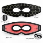 LED Eye Mask Product Infographic
