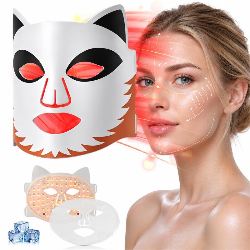 LED Light Face Mask (Paired With An Ice Film)