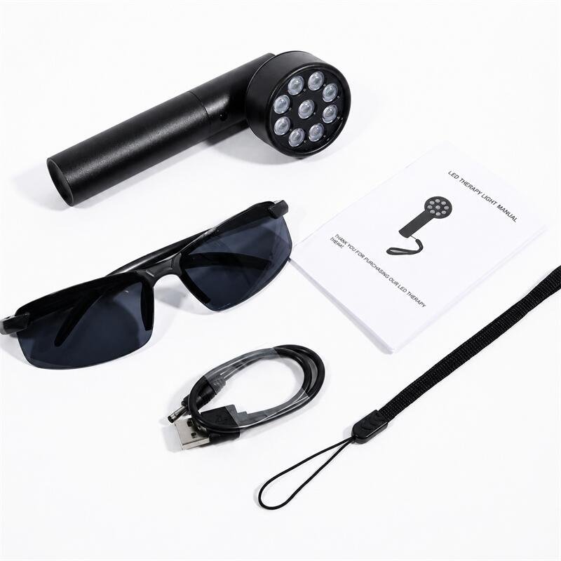 Package for 460nm 630nm 850nm Handheld Red Light Therapy Lamp - HP021