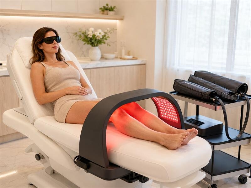 Premium red light leg therapy