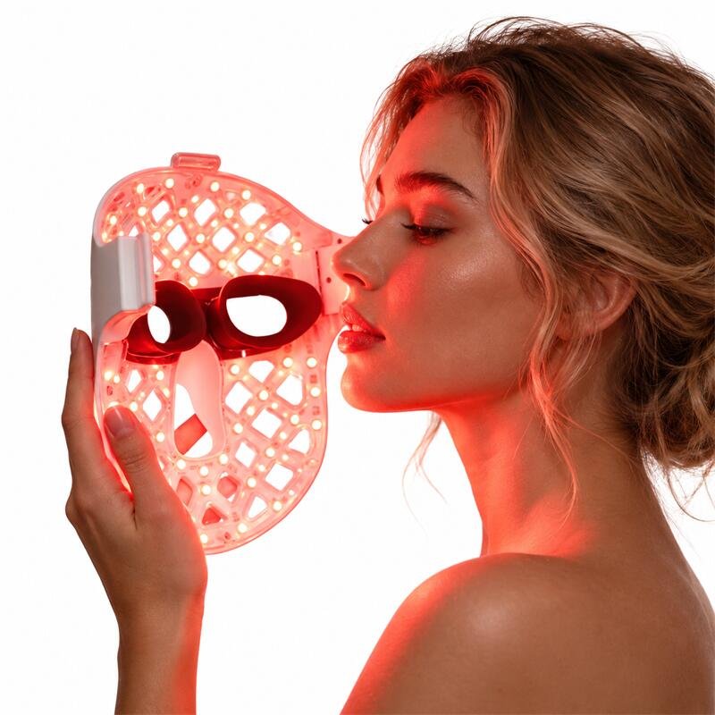 Red LED Facial Therapy Mask For Skin
