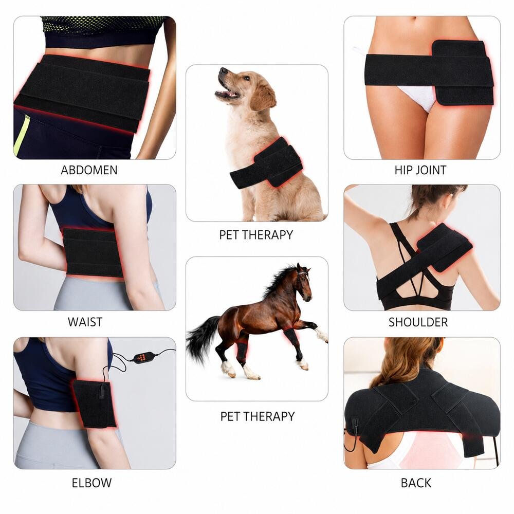Therapy Wrap Applications Collage