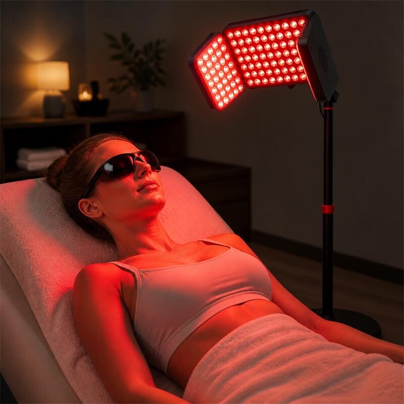 3-Part Foldable Red Light Therapy Lamp