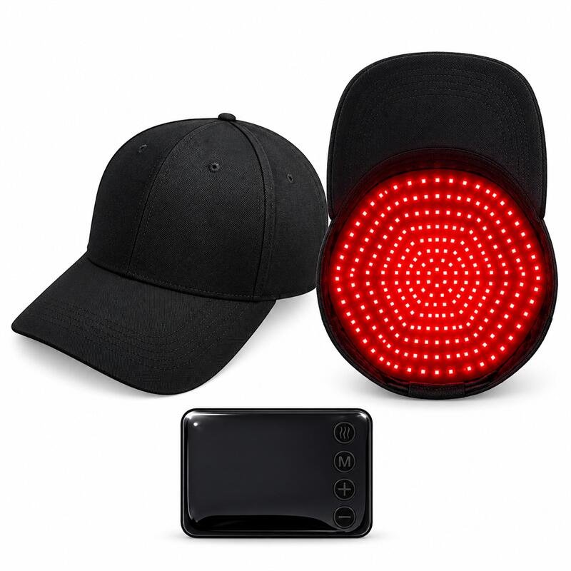 Black LED baseball cap product set-3