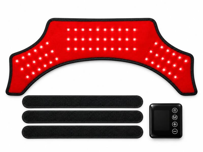 Black pet red light therapy wrap