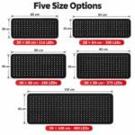 Five horse red light wrap sizes-4