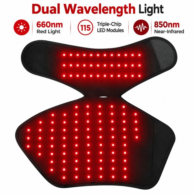 Flat-open dual wavelength LED wrap-5