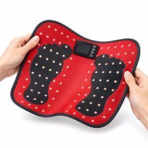 Flexible red foot therapy mat-10