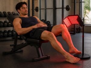 Foldable Red Light Therapy Lamp For Gym