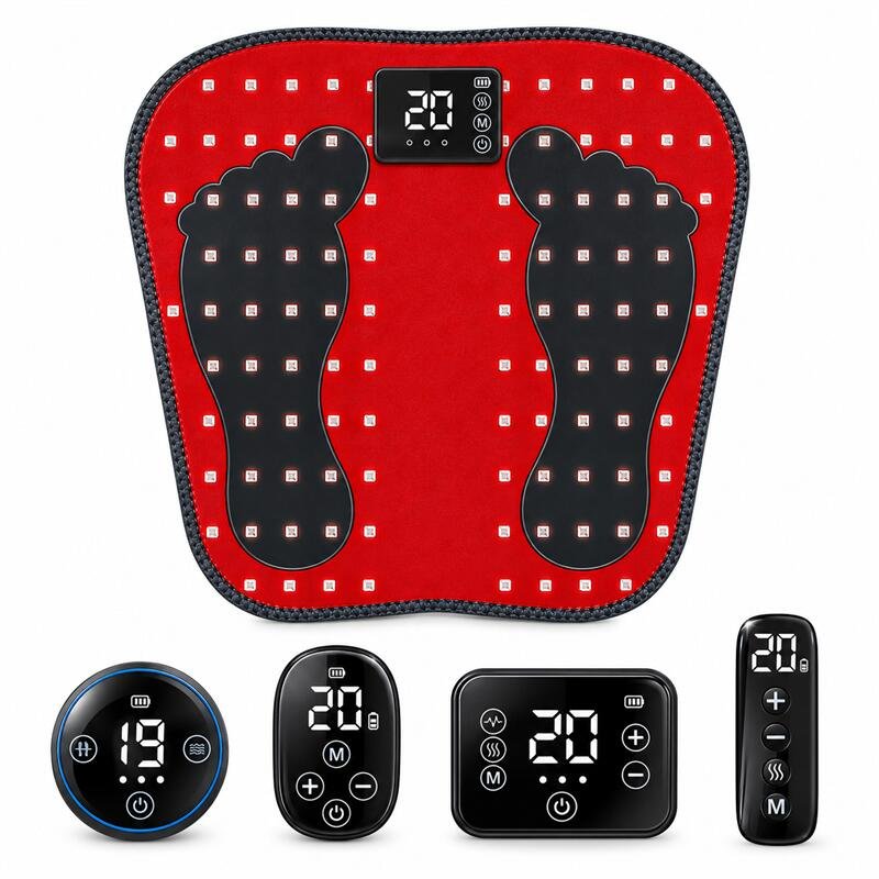 Foot therapy mat controller lineup-4