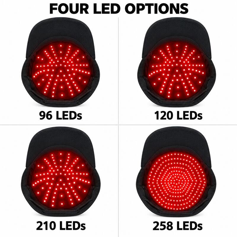 Four LED options comparison chart-2