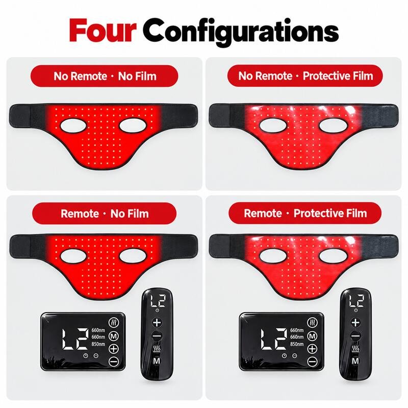 Four Red Light Therapy Wrap Configurations-6