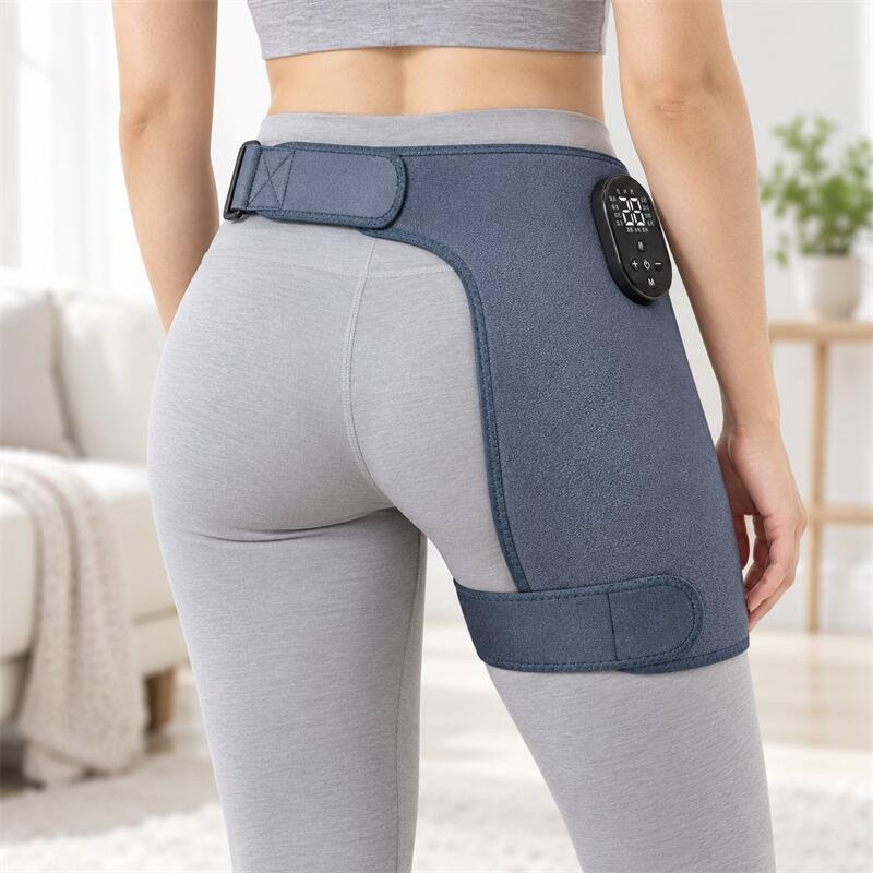 Hands-Free Blue-Gray Hip Wrap-12