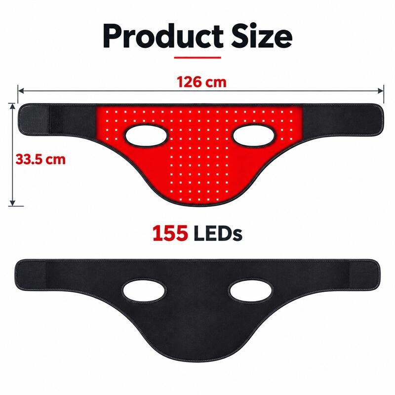 Horse head red light therapy wrap dimensions-4