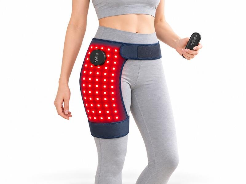 Illuminated hip wrap on white