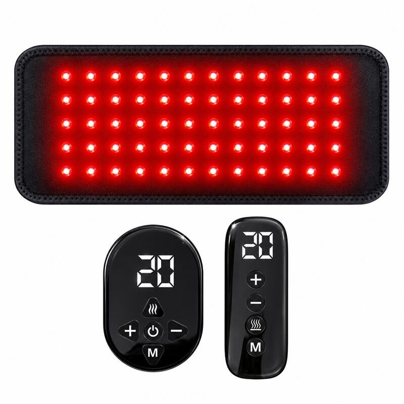 Illuminated red light therapy pad set-3