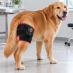 Large dog using hip therapy pad-5