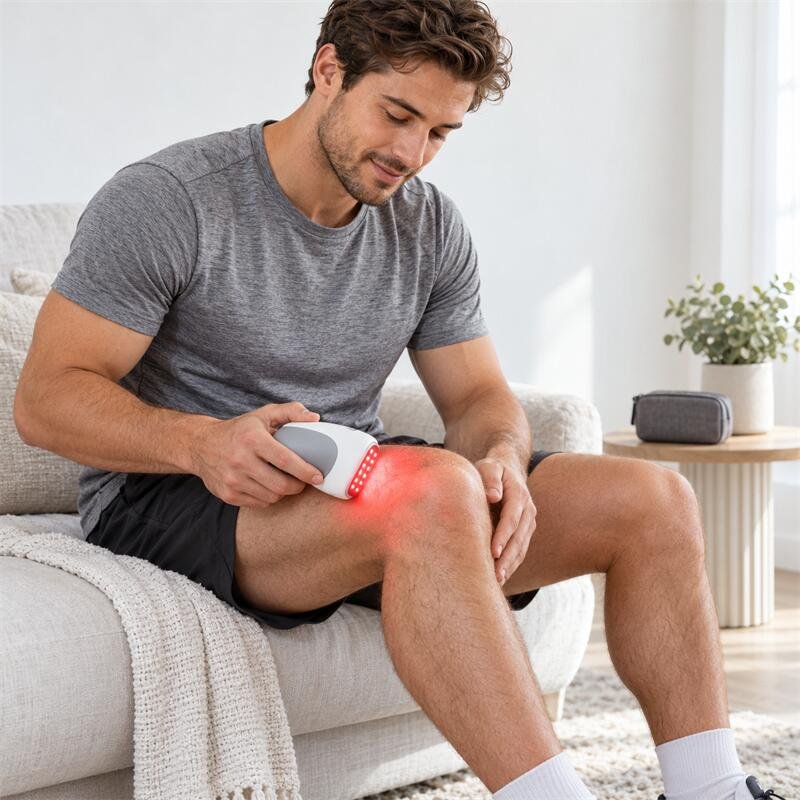 Handheld red light therapy device