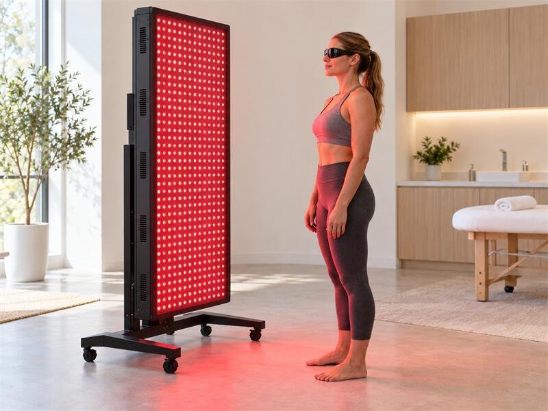 Red light therapy panel for professional clinic use