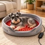 Relaxed Dog in Red Light Therapy Bed-3