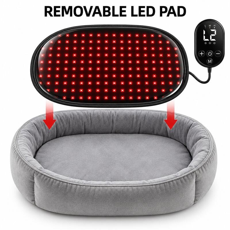 Removable LED pad pet nest-5