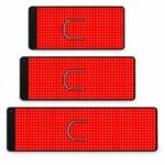 Three glowing RLT mat lengths-3