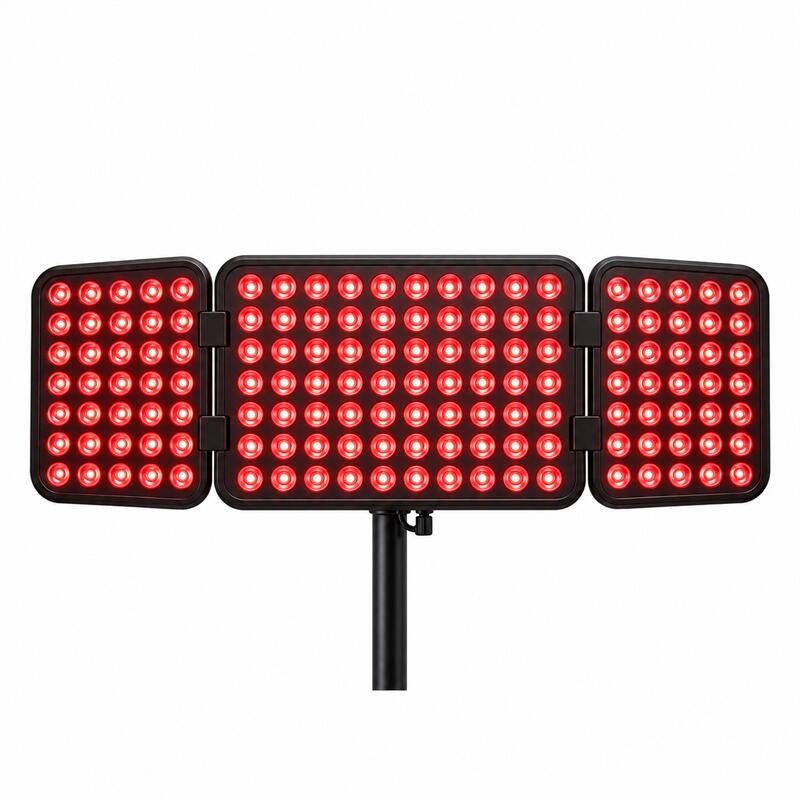 Three-panel red LED lamp, 140 lights-12
