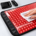 Wiping transparent film on LED mat-7