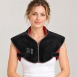 Woman in Black Shoulder Therapy Vest-4